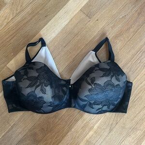 Lane Bryant Lightly Lined Balconette Bra with Lace